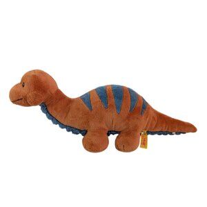 Steiff Bronko Brontosaurus Dinosaur Plush 16" Stuffed Animal Toy #087837 Retired